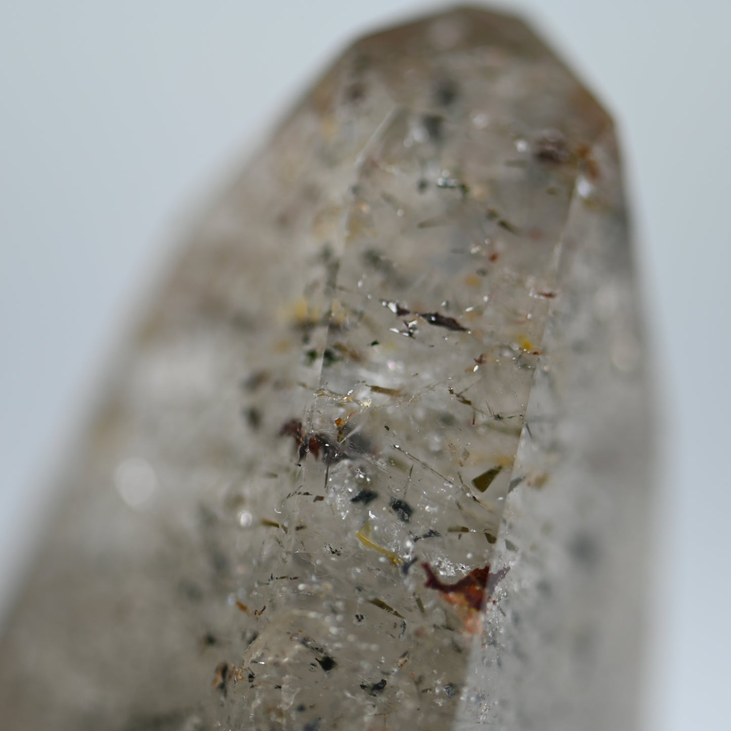 Cosmic Consciousness Included Smoky Quartz Tower