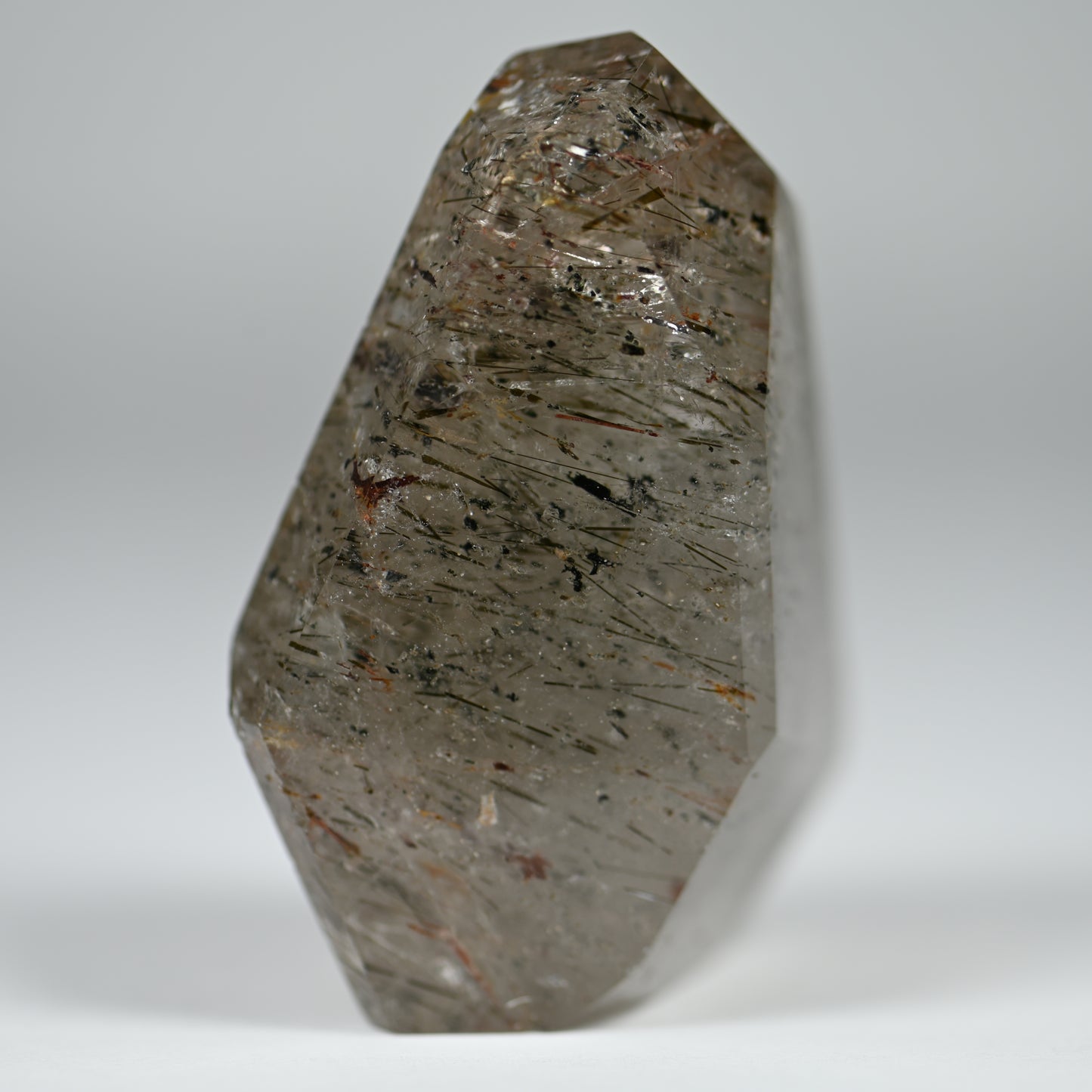 Cosmic Consciousness Included Smoky Quartz Tower