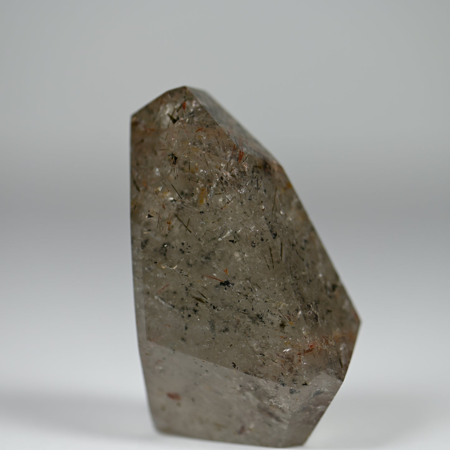 Cosmic Consciousness Included Smoky Quartz Tower