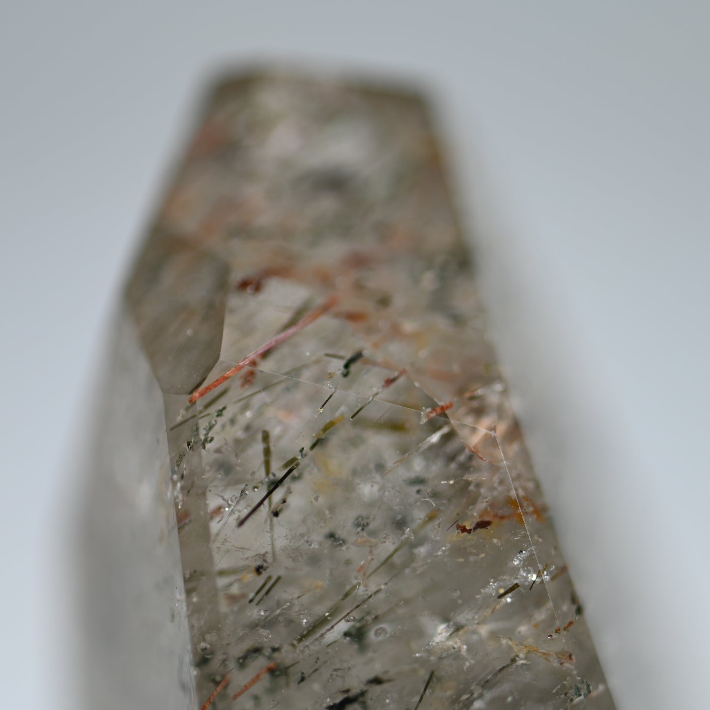 Cosmic Consciousness Included Smoky Quartz Tower
