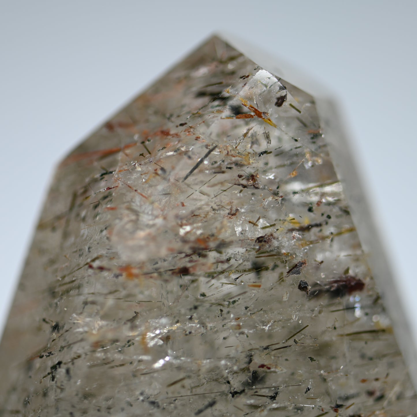 Cosmic Consciousness Included Smoky Quartz Tower