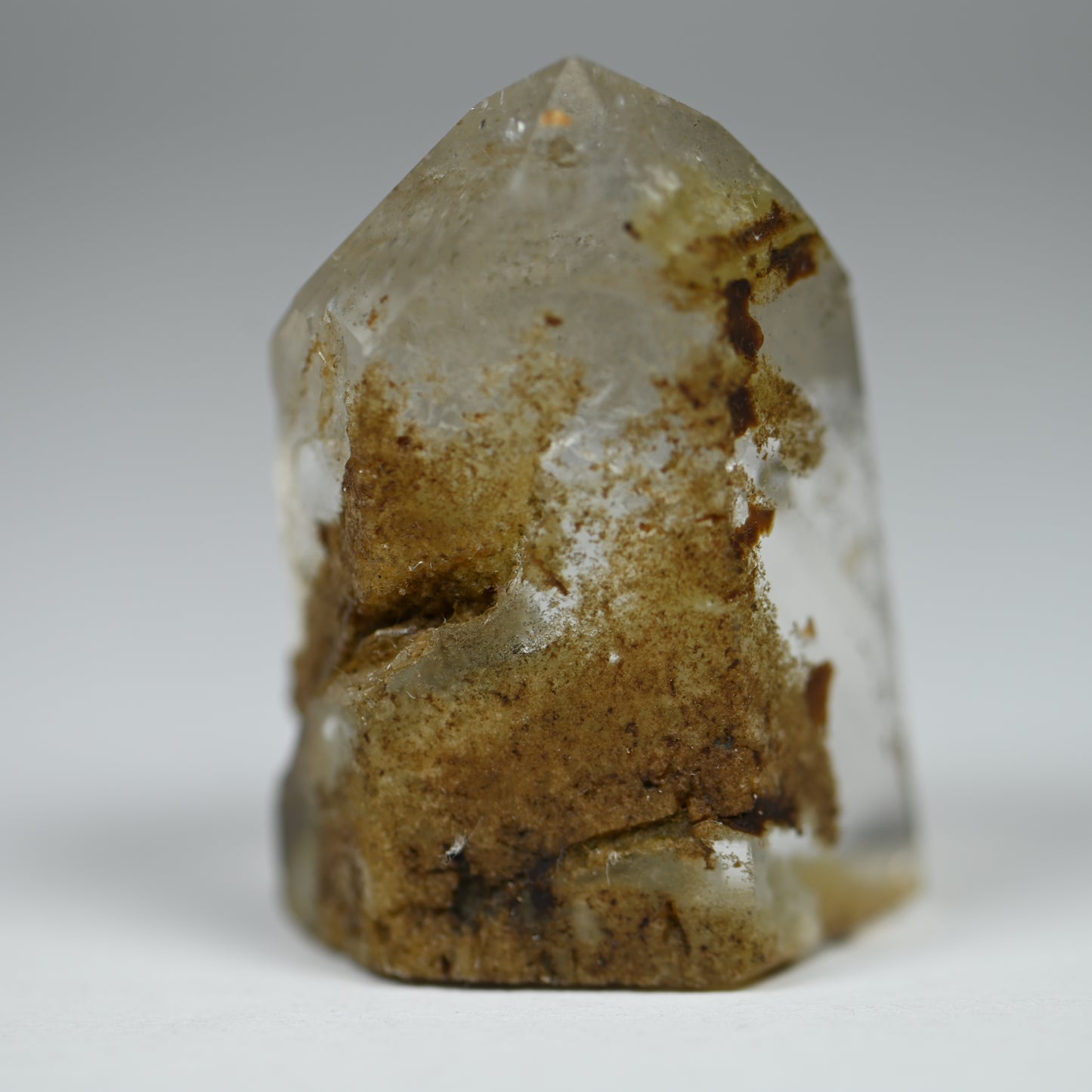 Healing Sulfur Included Quartz Tower