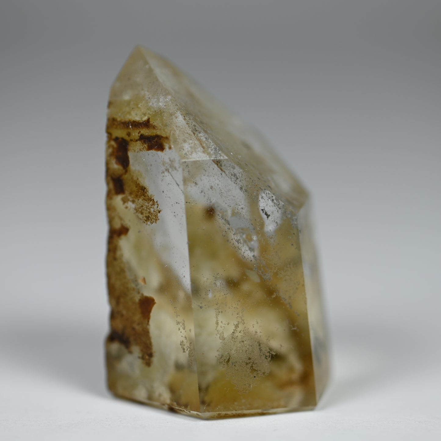 Healing Sulfur Included Quartz Tower