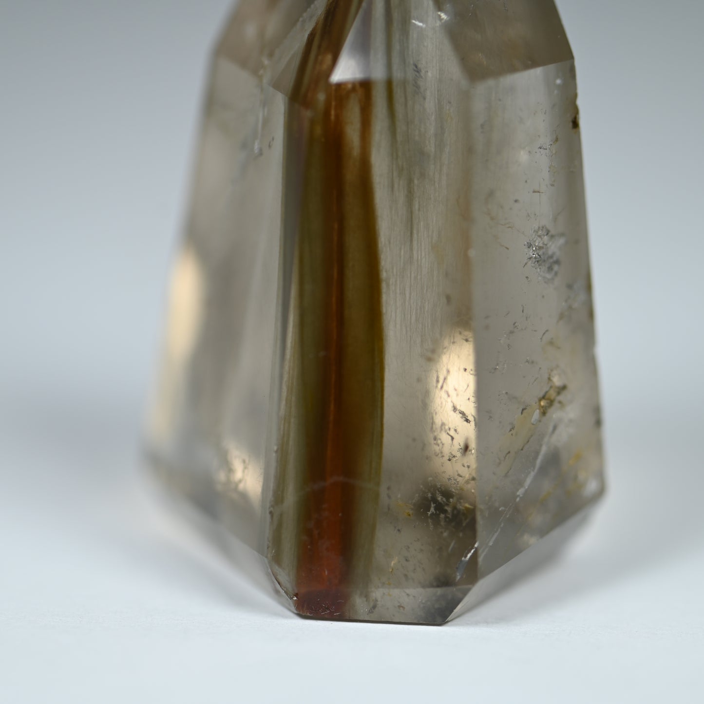 Mossy Roots Amphibole Quartz Tower