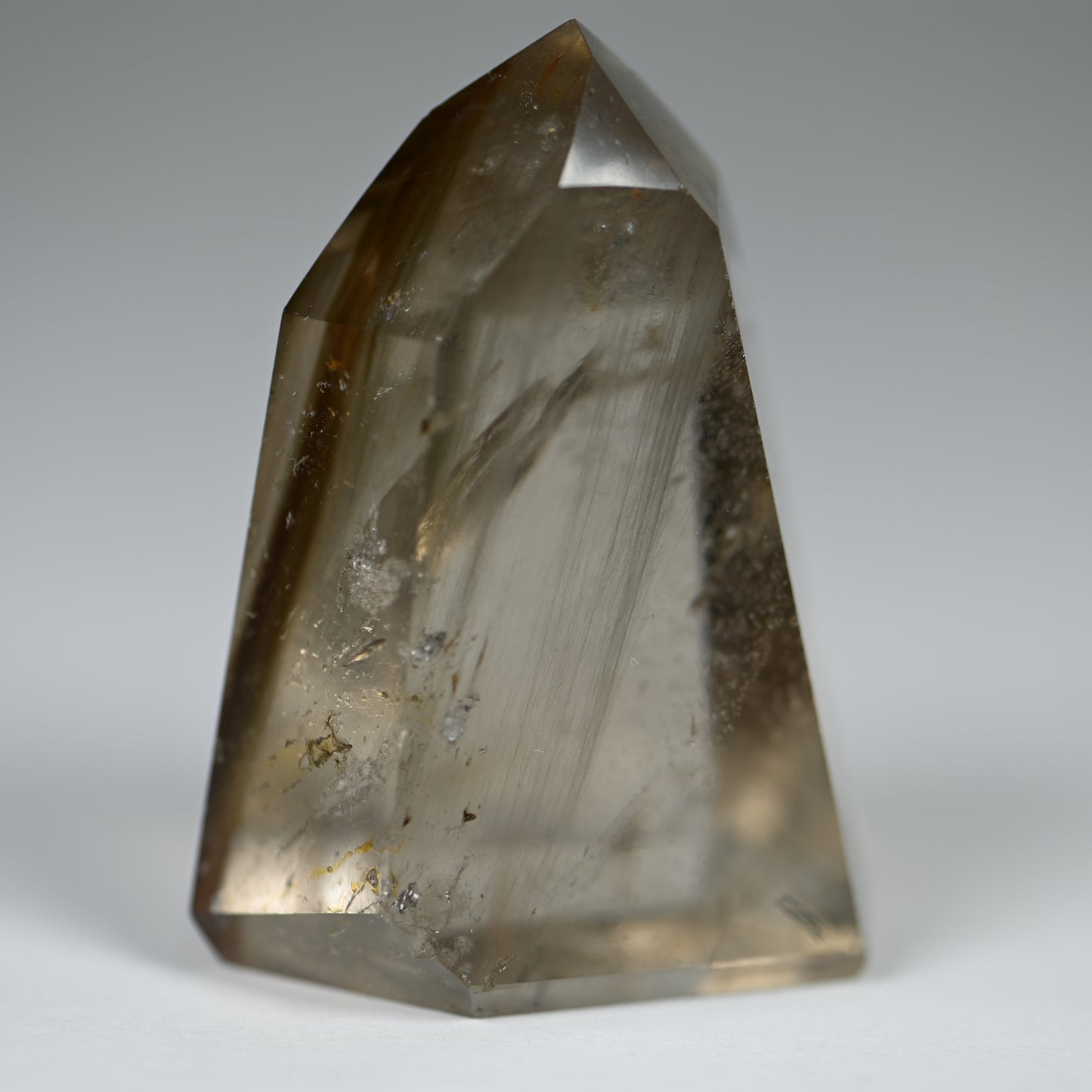 Mossy Roots Amphibole Quartz Tower