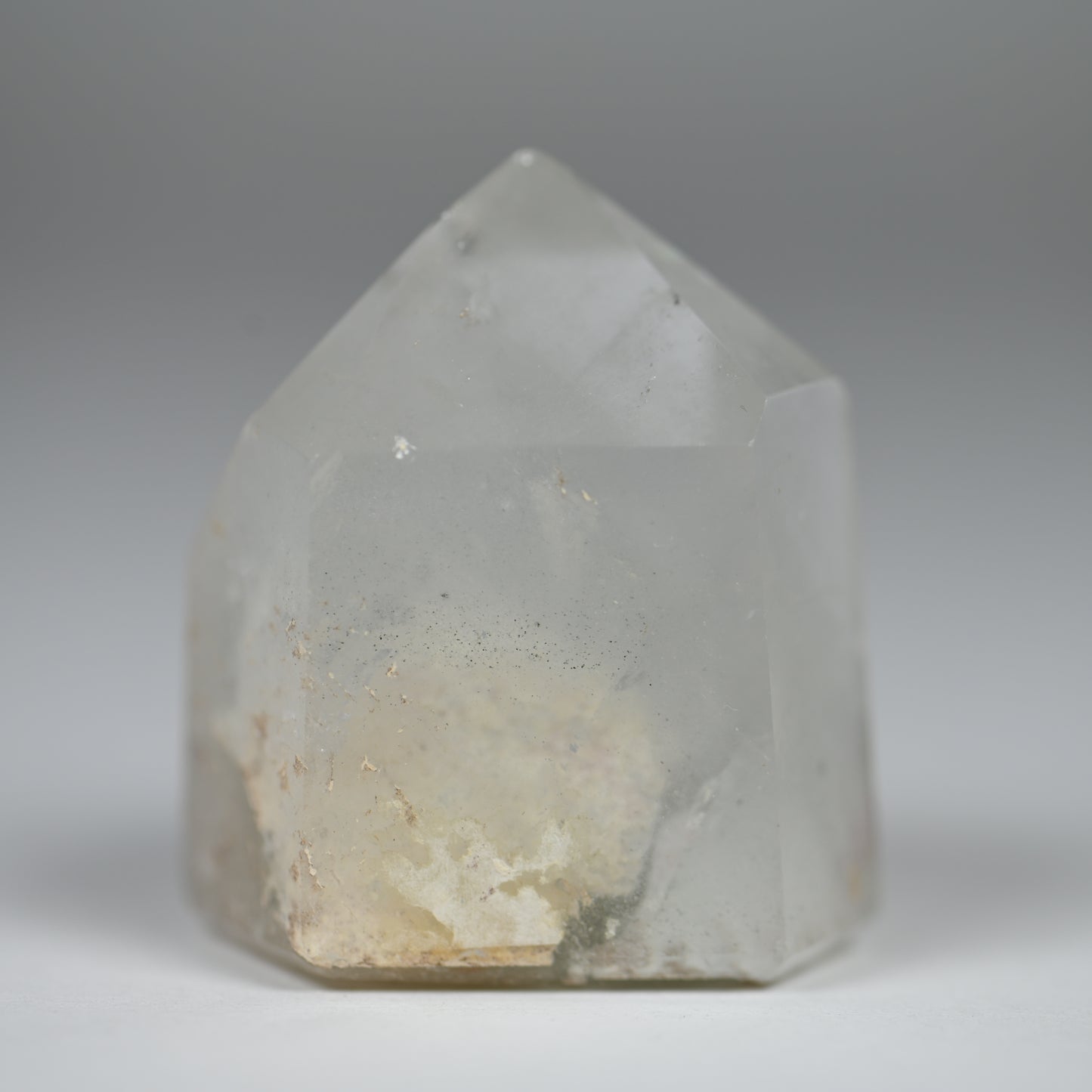 White Chlorite Phantom Quartz Illumination Tower