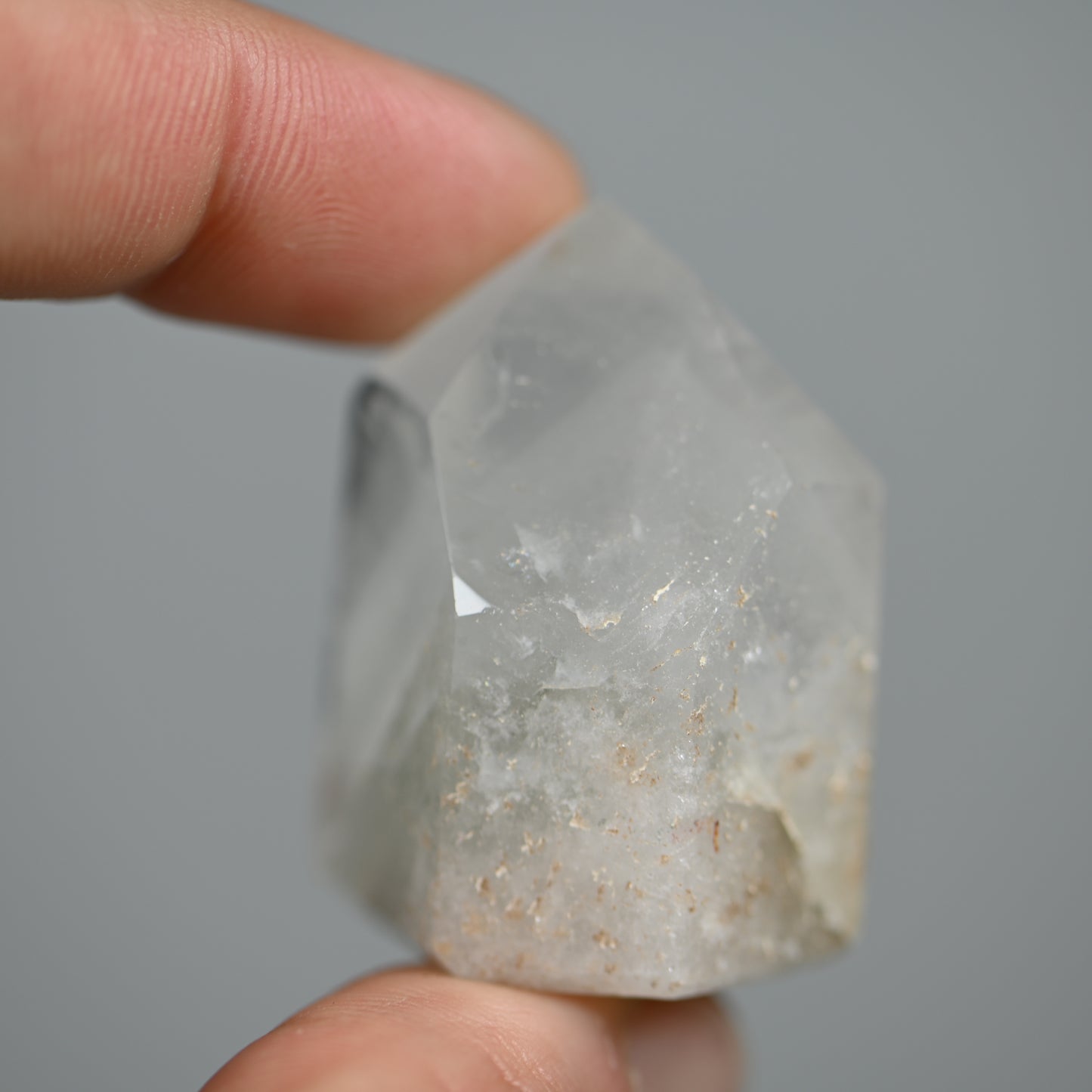 White Chlorite Phantom Quartz Illumination Tower