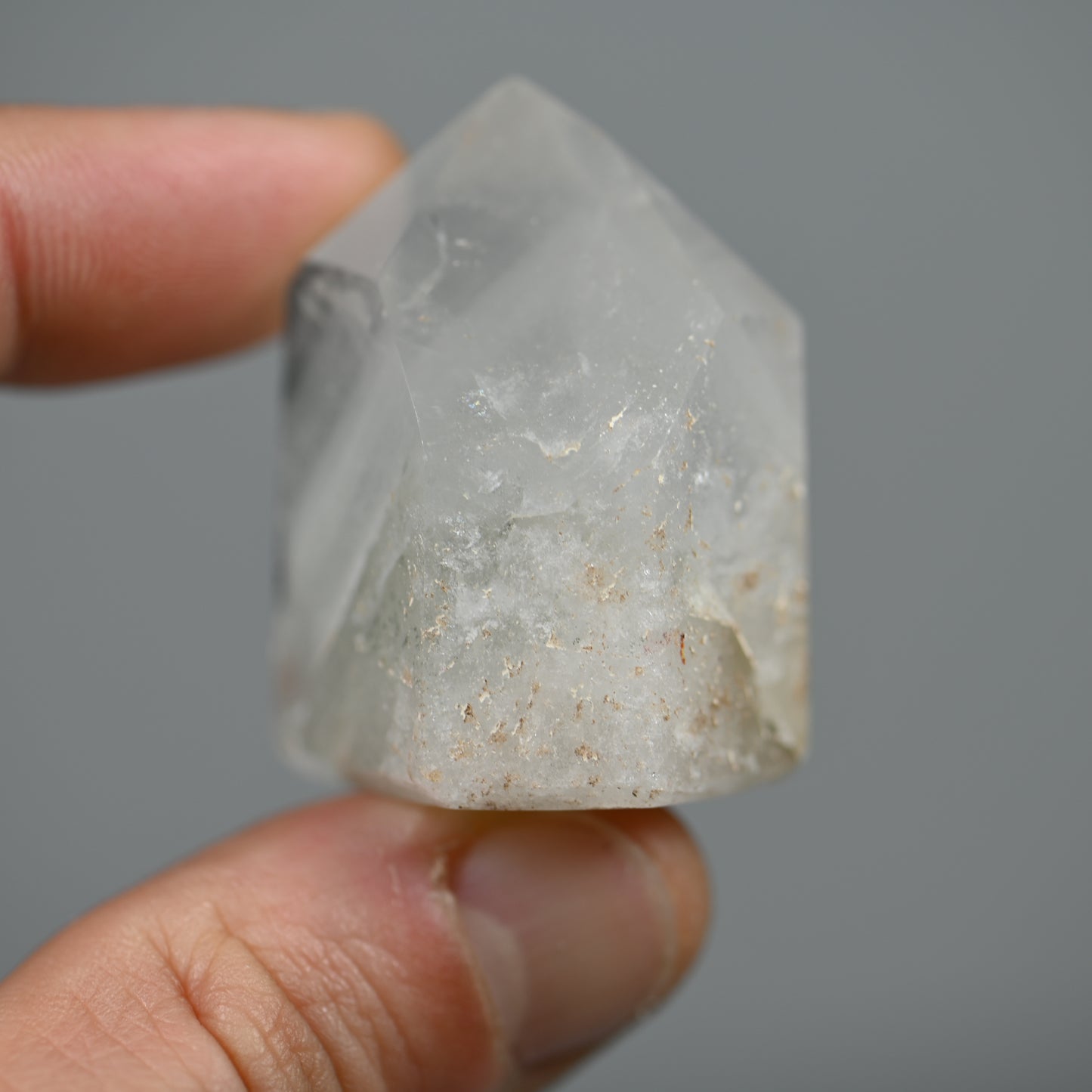 White Chlorite Phantom Quartz Illumination Tower