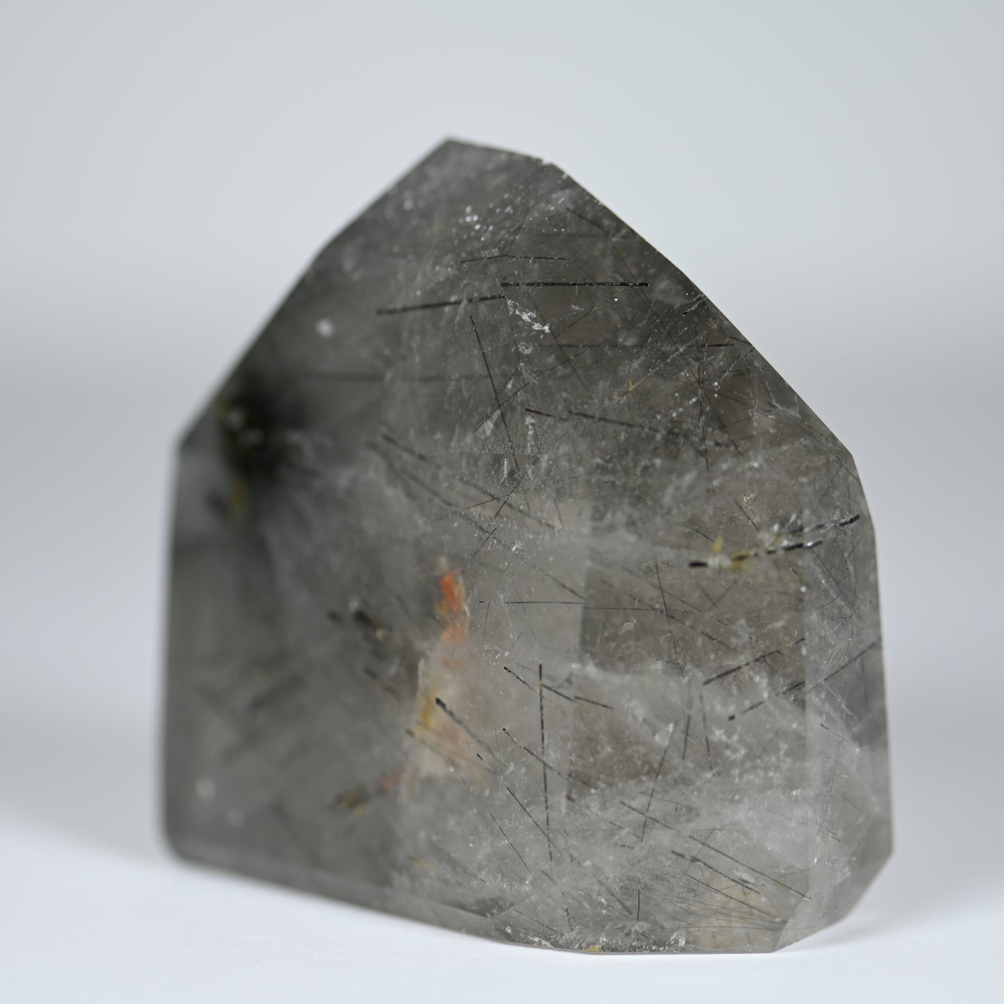Black Tourmaline in Quartz Tower