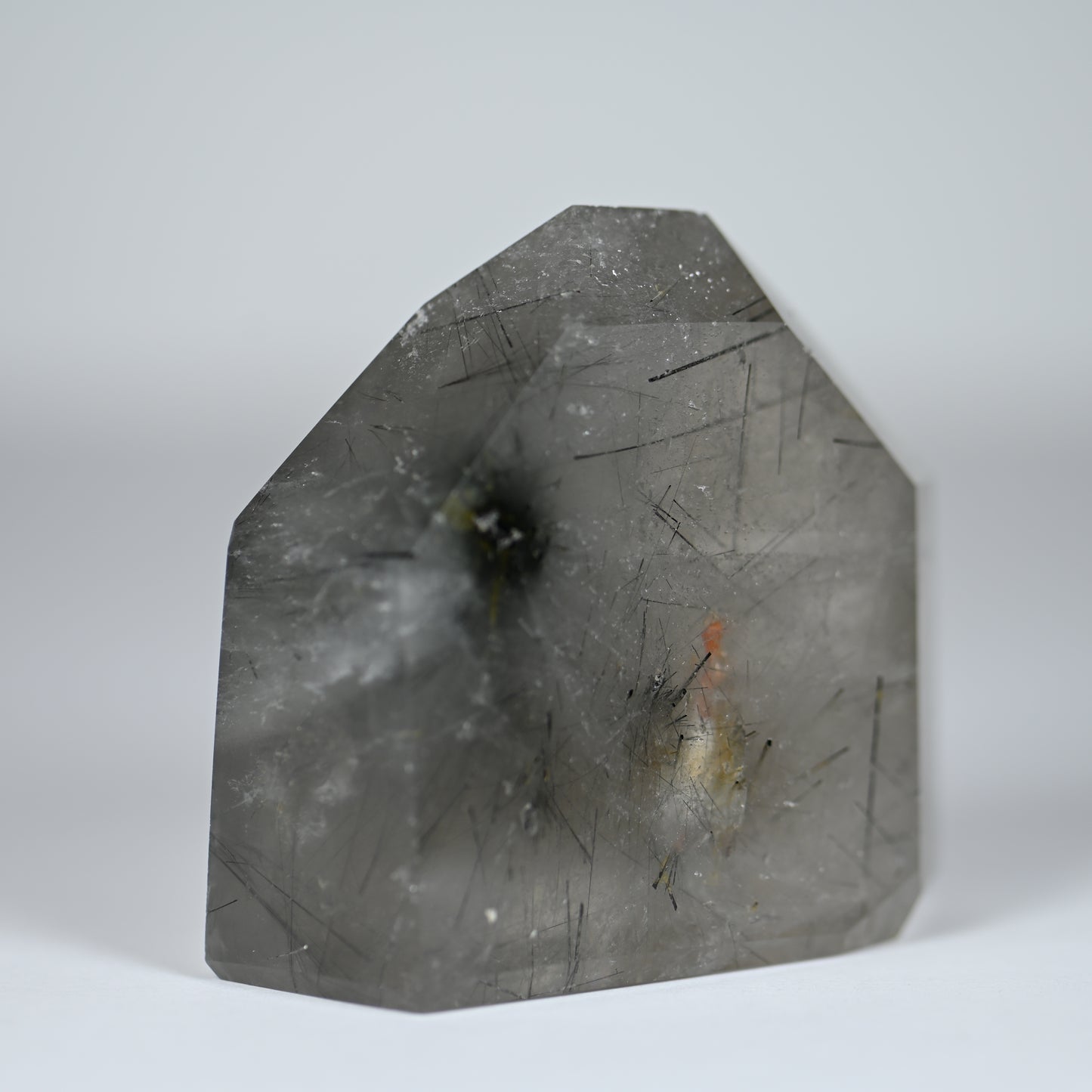 Black Tourmaline in Quartz Tower