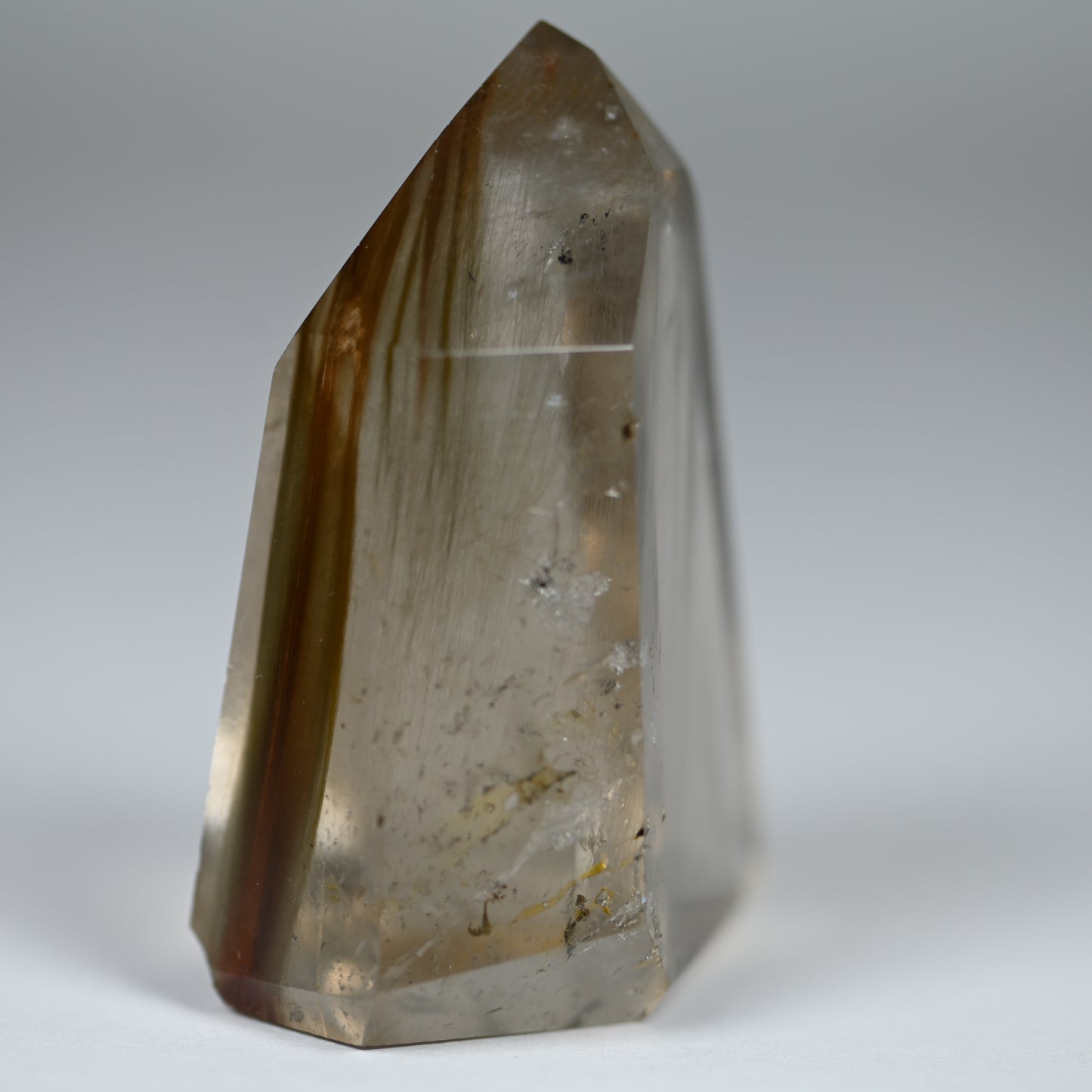 Mossy Roots Amphibole Quartz Tower