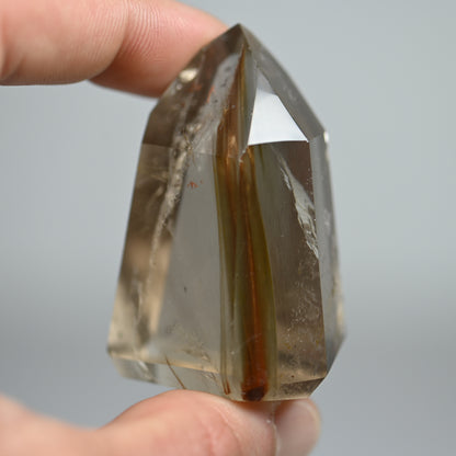 Mossy Roots Amphibole Quartz Tower
