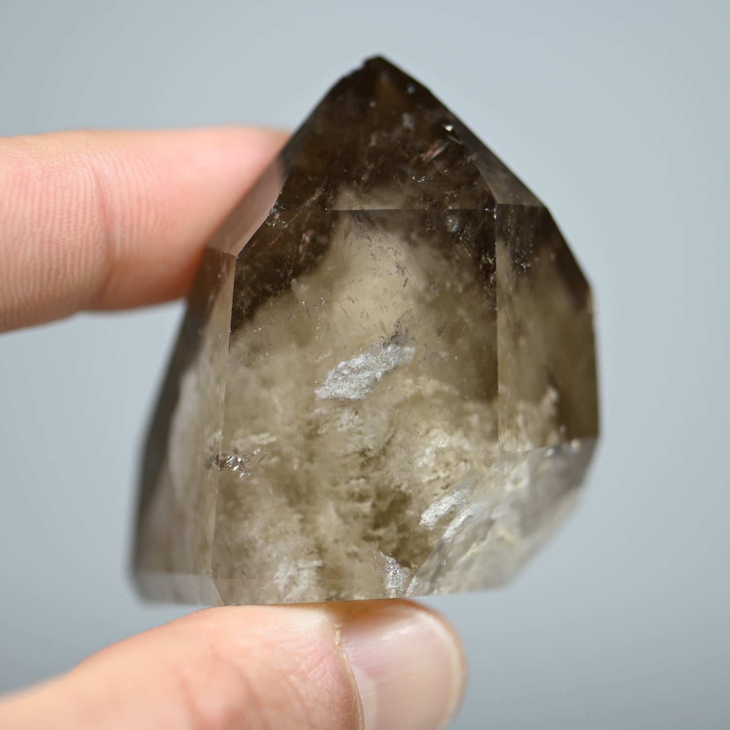 Trigonic Record Keeper Smoky Quartz Tower